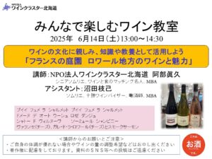 みんなで楽しむワイン教室2025年6月